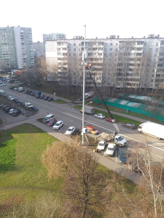 Напротив дома на Корнейчука установили вышку связи